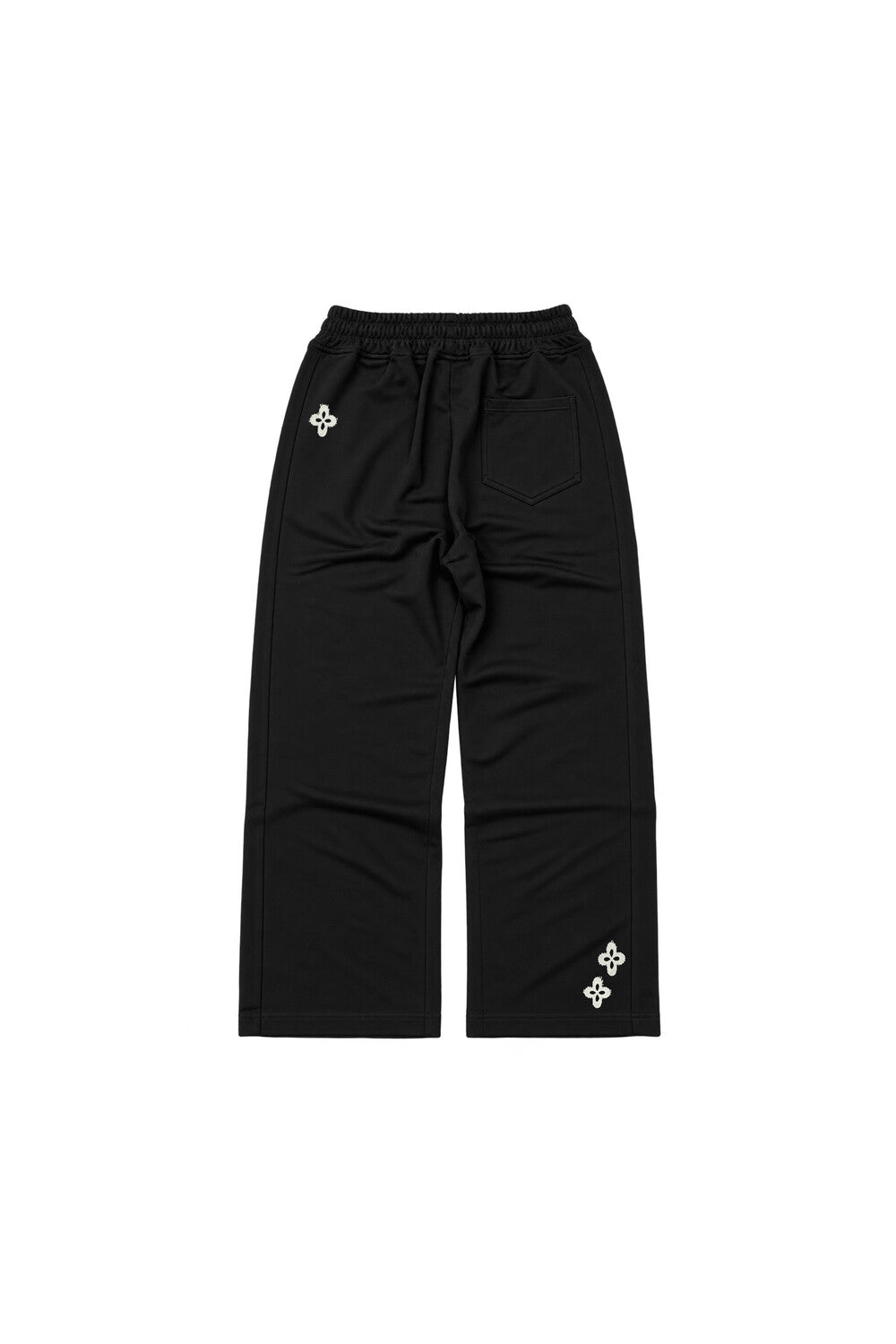 Surgery - Frayed Clover Logo Sweat Pant (Black) product image 2 | TRAB K-Fashion Australia