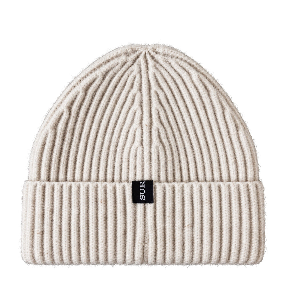 Surgery - Clover Logo Beanie Ver.3 (Oatmeal) product image 2 | TRAB K-Fashion Australia