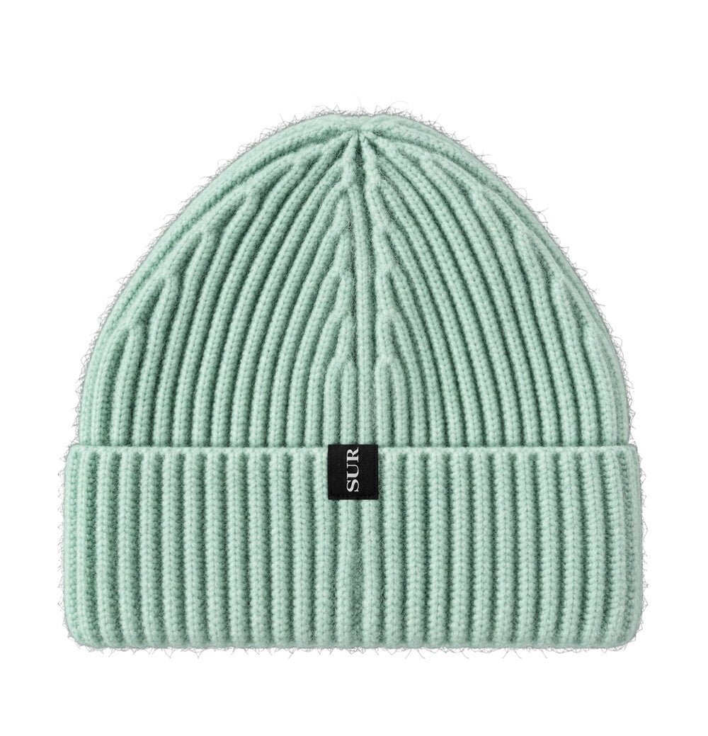 Surgery - Frayed Clover Logo Beanie (Mint) product image 2 | TRAB K-Fashion Australia