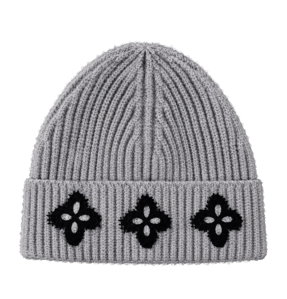 Surgery - Frayed Clover Logo Beanie (Grey) product image 1 | TRAB K-Fashion Australia