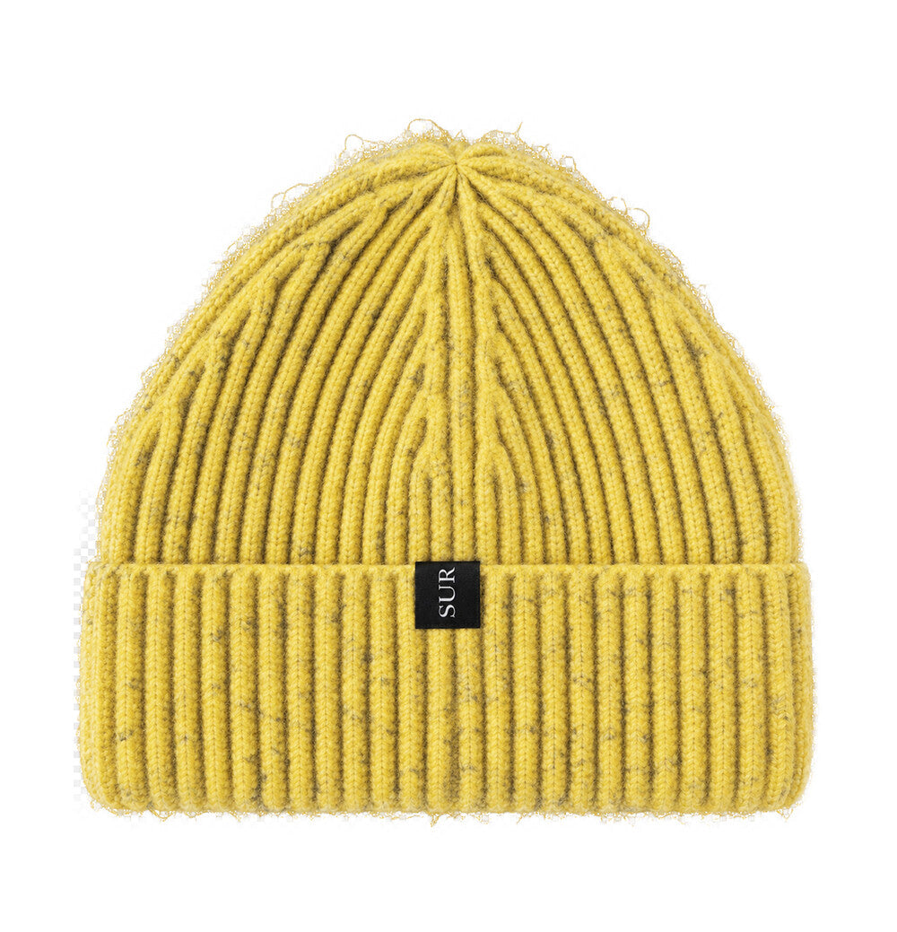 Surgery - Frayed Clover Logo Beanie (Mustard) product image 2 | TRAB K-Fashion Australia