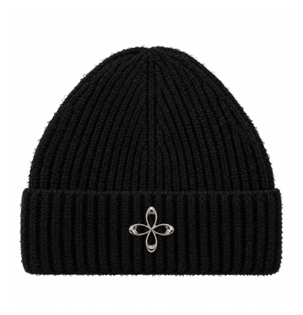 Surgery - Clover Logo Beanie Ver.3 (Black) product image 1 | TRAB K-Fashion Australia