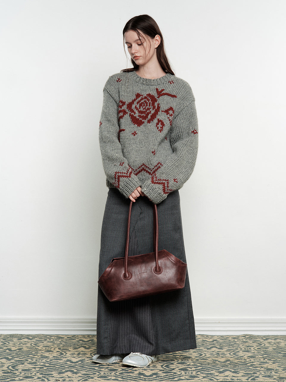 Marge Sherwood - Boat Shopper Large (Wine Pull-Up) product image 3 | TRAB K-Fashion Australia