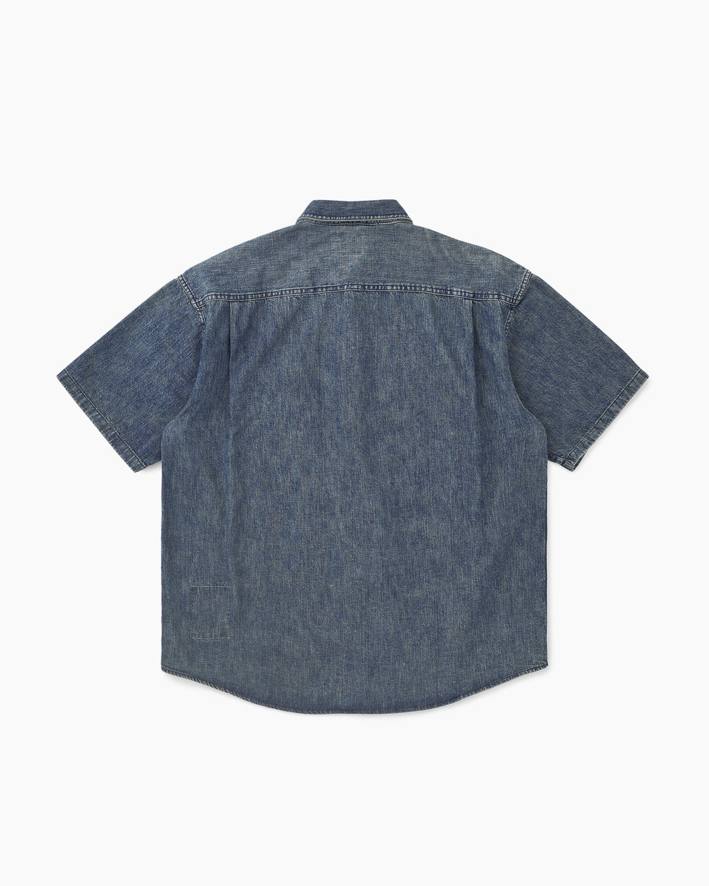 Khakis - 2p Denim S/S Shirt (Dark Blue) product image 6 | TRAB K-Fashion Australia