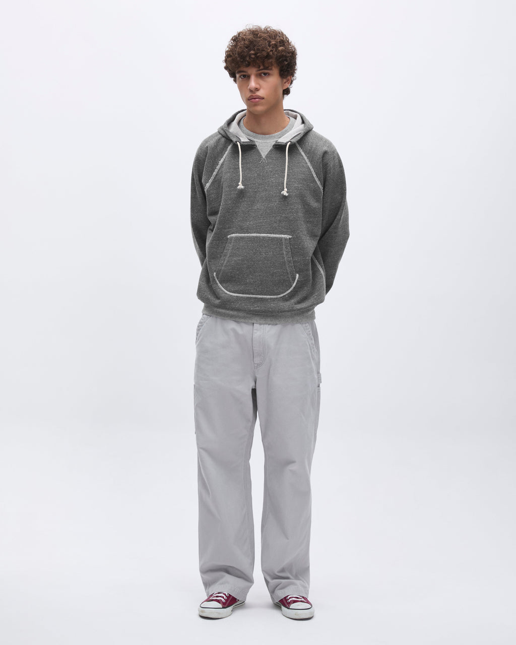 Khakis - Archive Hoodie (Pepper & Salt) product image 6 | TRAB K-Fashion Australia