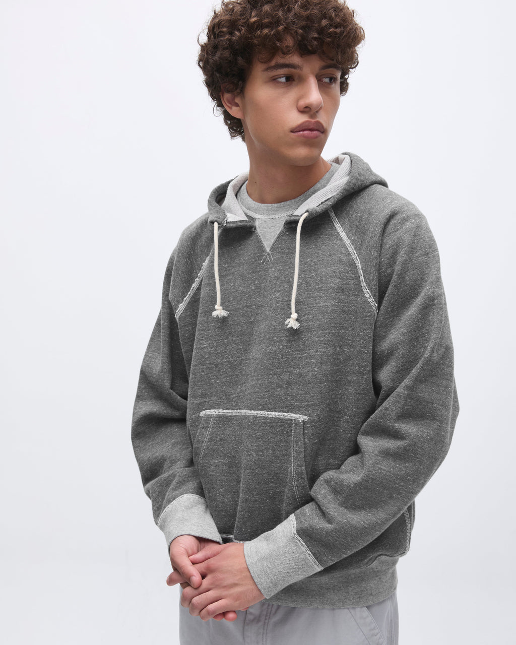 Khakis - Archive Hoodie (Pepper & Salt) product image 5 | TRAB K-Fashion Australia