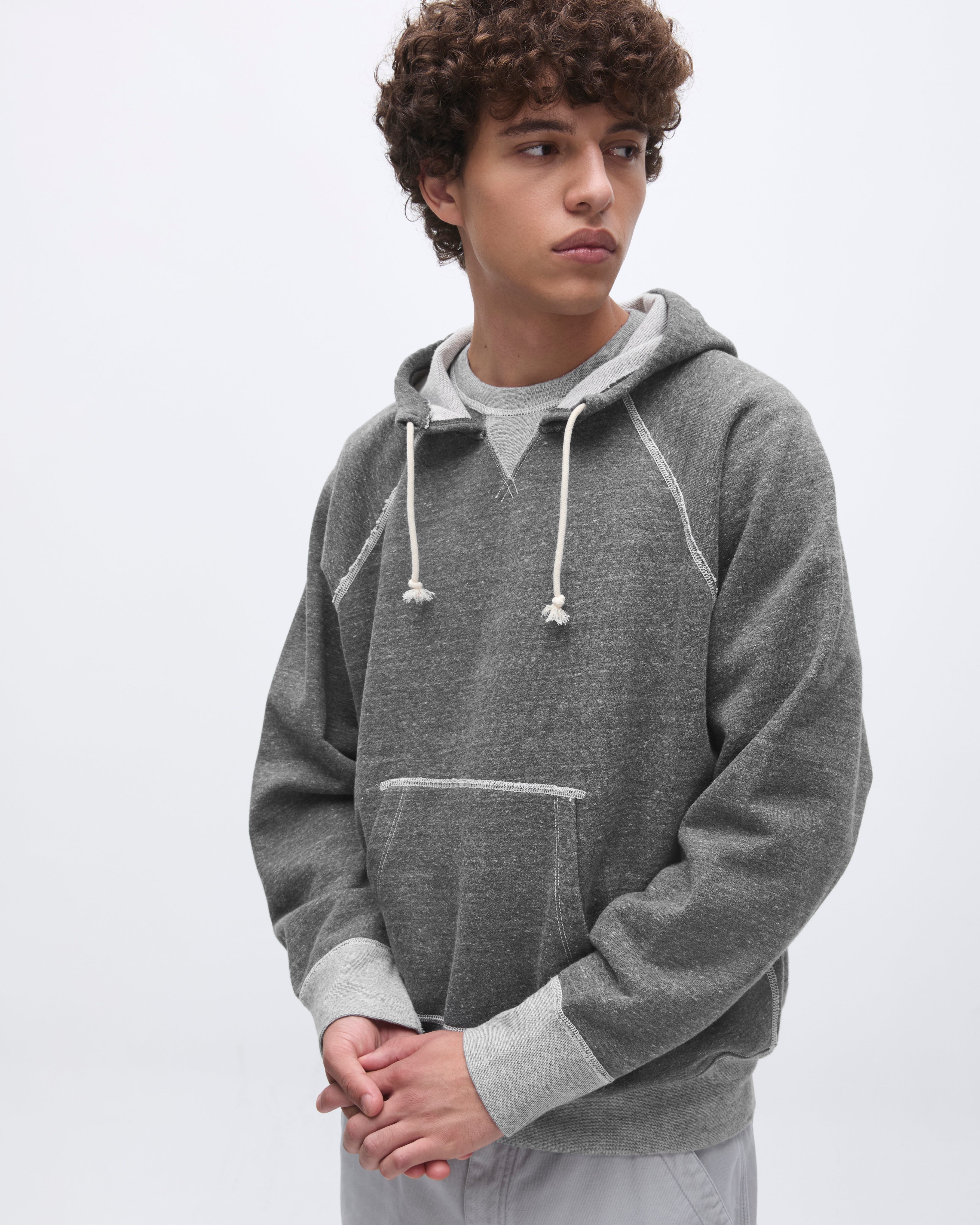 Khakis - Archive Hoodie (Pepper & Salt) product image 5 | TRAB K-Fashion Australia