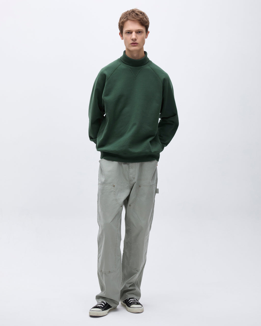 Khakis - Athlete Turtleneck (Forest) product image 5 | TRAB K-Fashion Australia