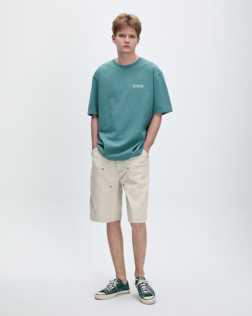 Khakis - Billboard S/S Tee (Teal) product image 5 | TRAB K-Fashion Australia