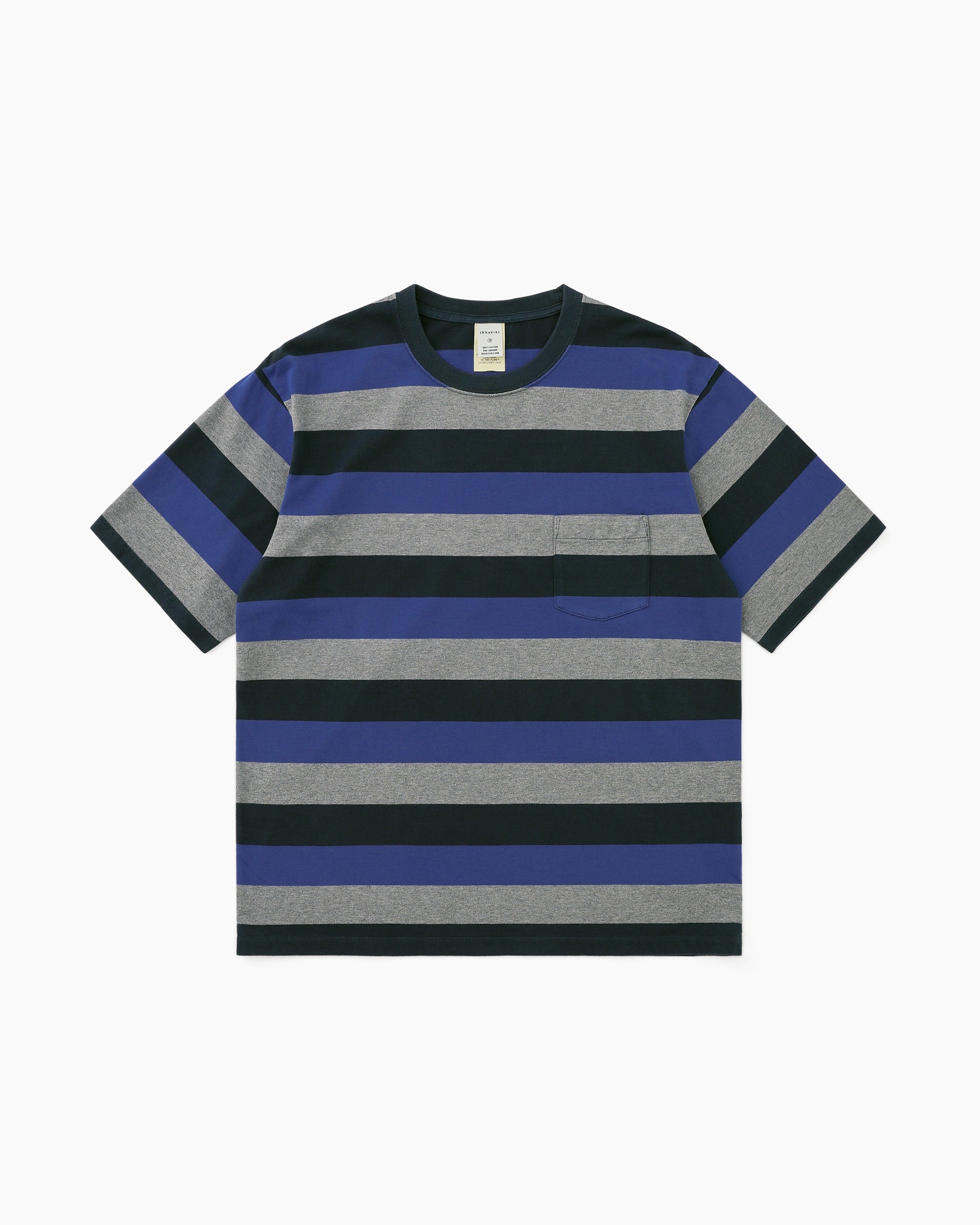 Khakis - Block S/S Tee (Navy) product image 1 | TRAB K-Fashion Australia