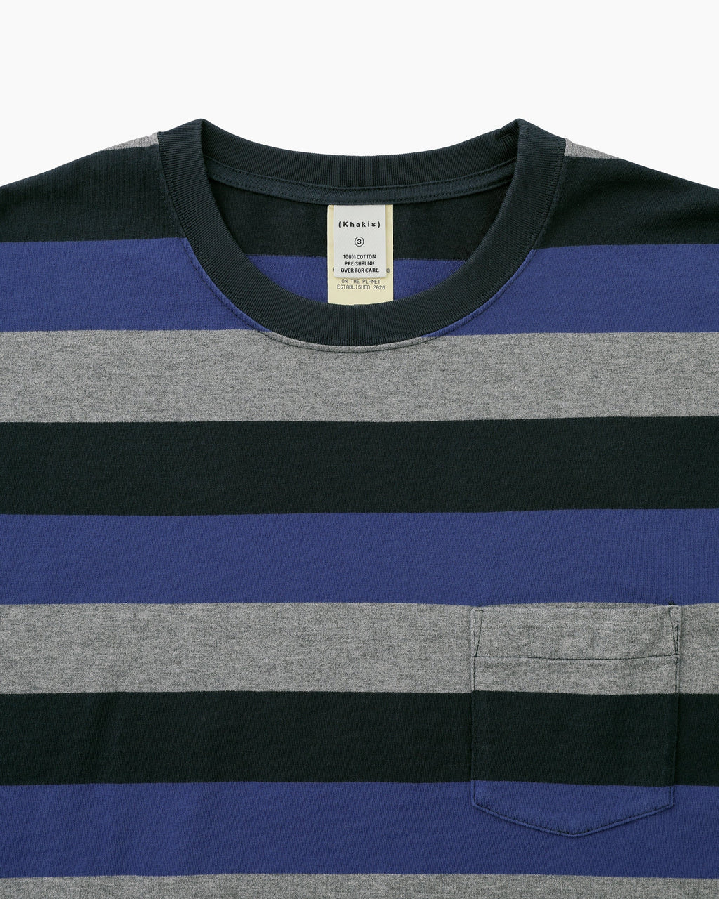 Khakis - Block S/S Tee (Navy) product image 2 | TRAB K-Fashion Australia
