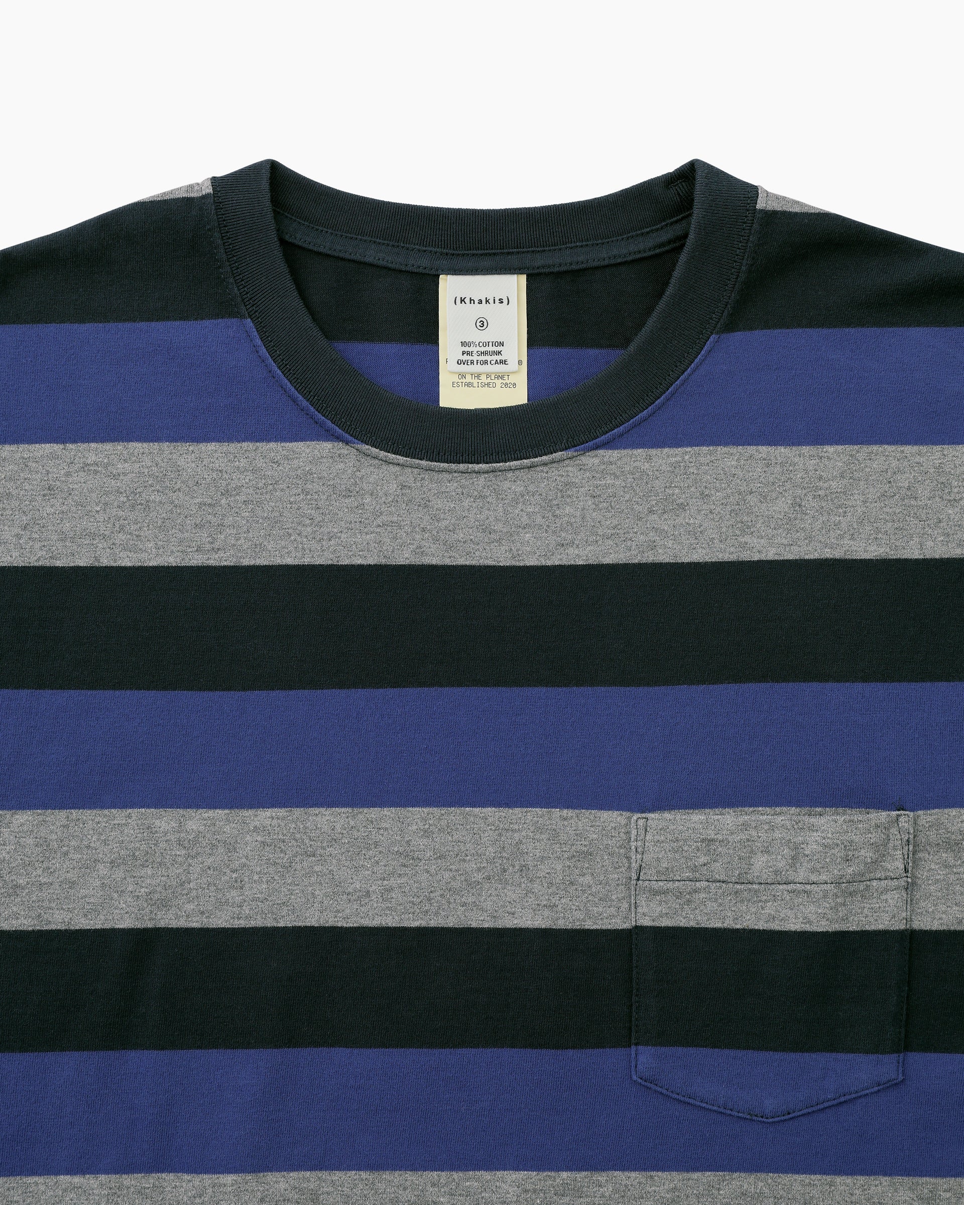 Khakis - Block S/S Tee (Navy) product image 2 | TRAB K-Fashion Australia