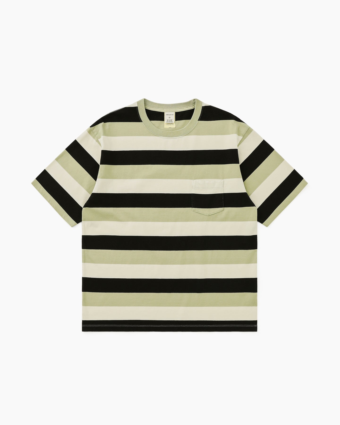 Khakis - Block S/S Tee (Sage) product image 1 | TRAB K-Fashion Australia
