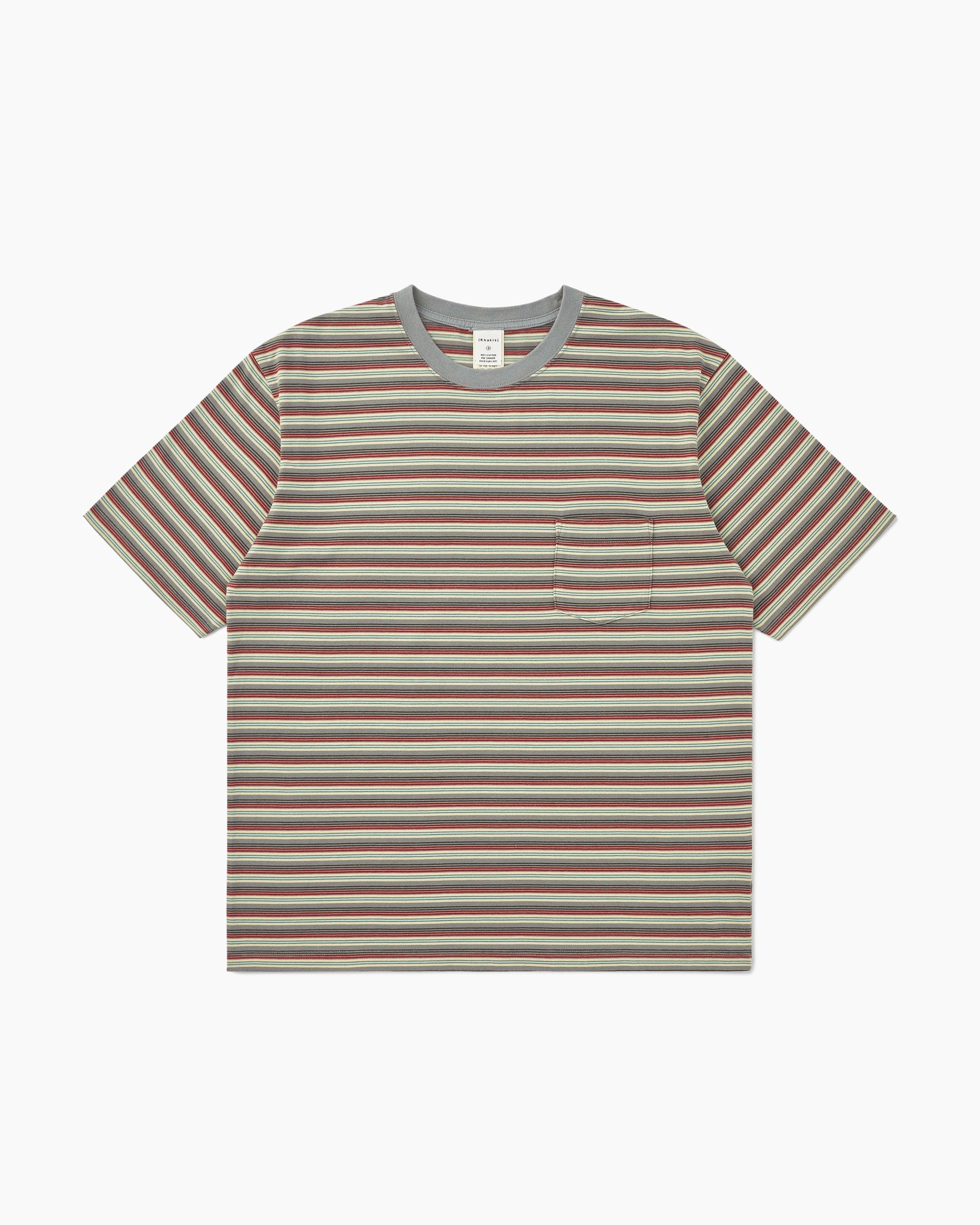 Khakis - Border S/S Tee (Grey) product image 1 | TRAB K-Fashion Australia