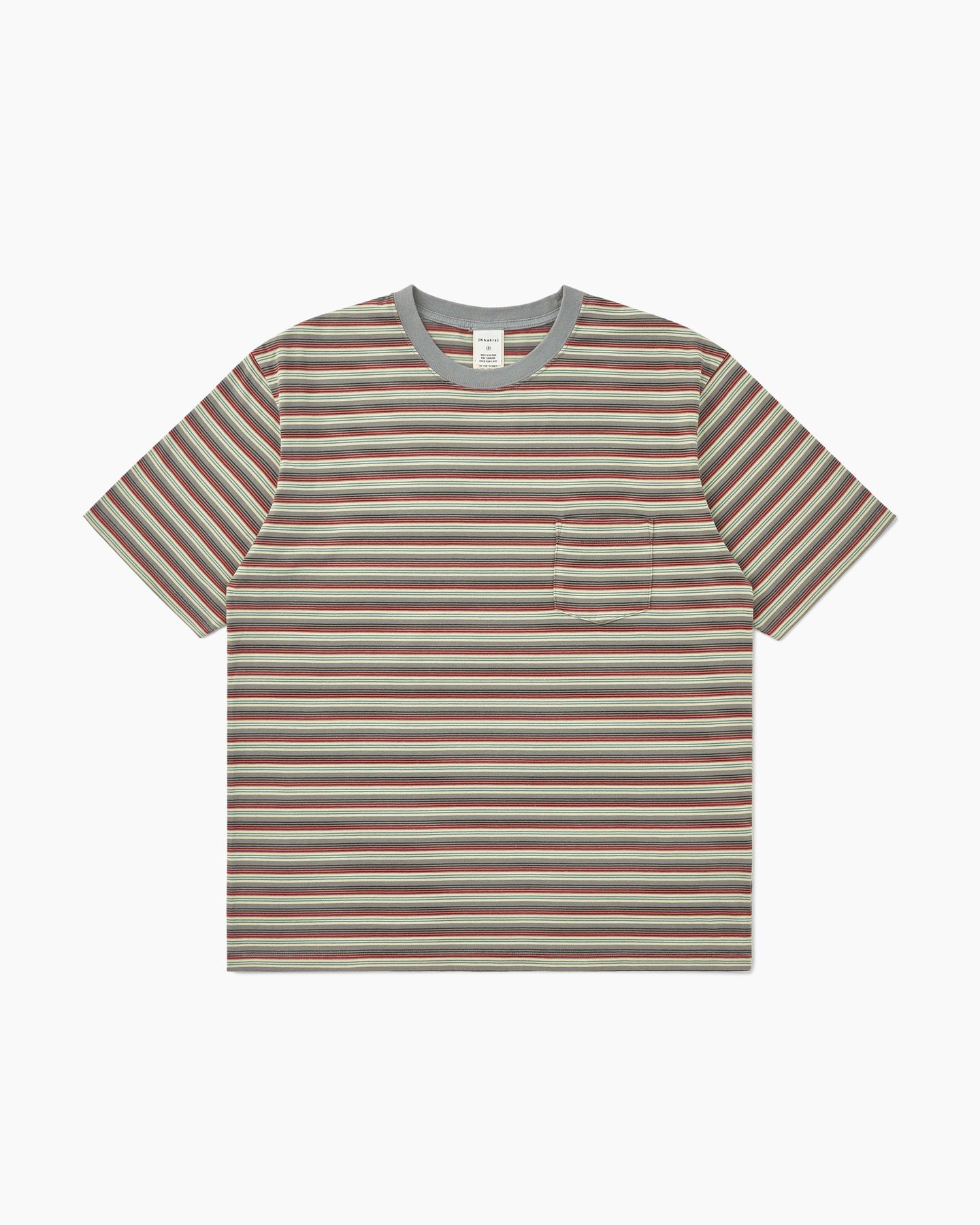 Khakis - Border S/S Tee (Grey) product image 1 | TRAB K-Fashion Australia