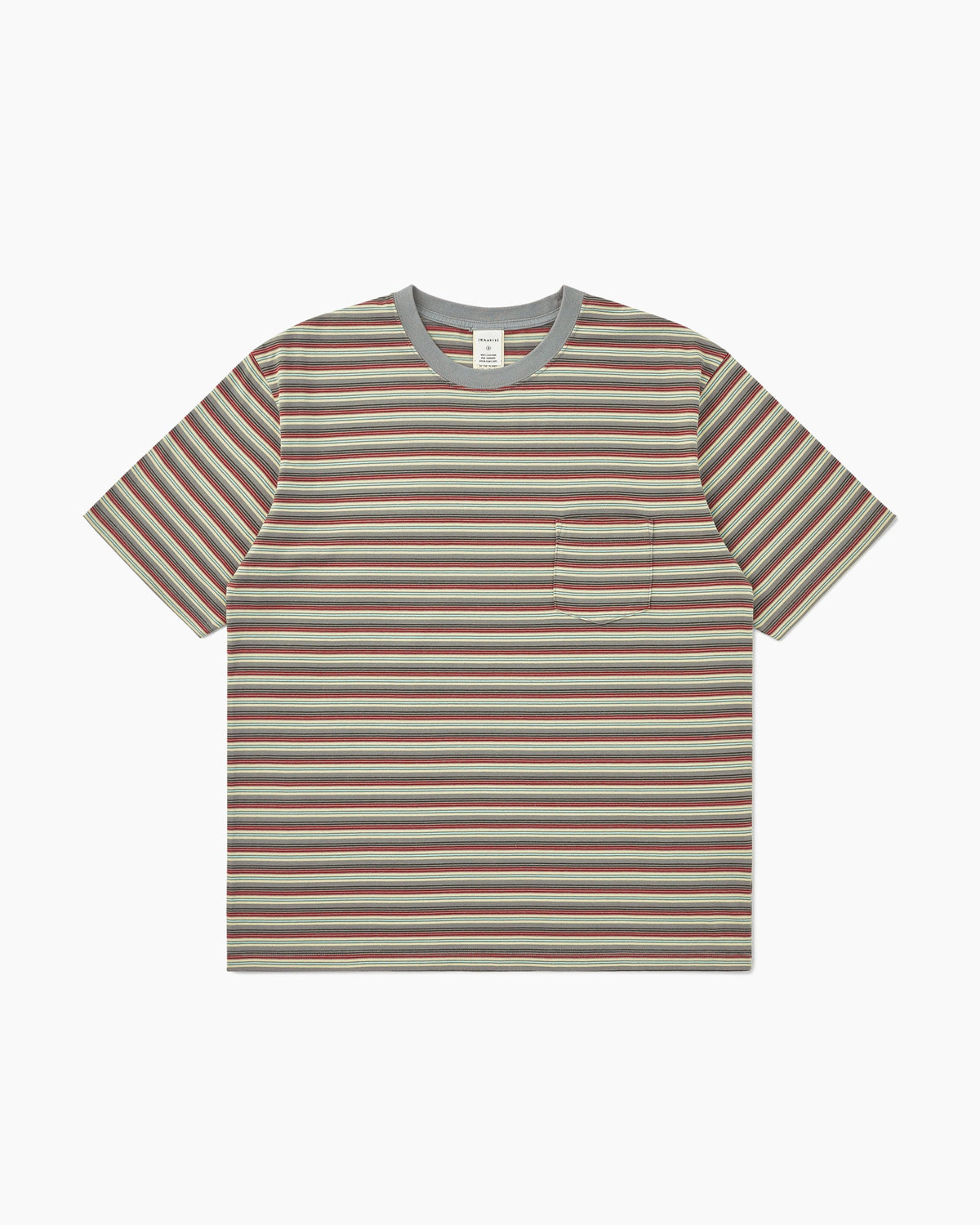 Khakis - Border S/S Tee (Grey) product image 1 | TRAB K-Fashion Australia