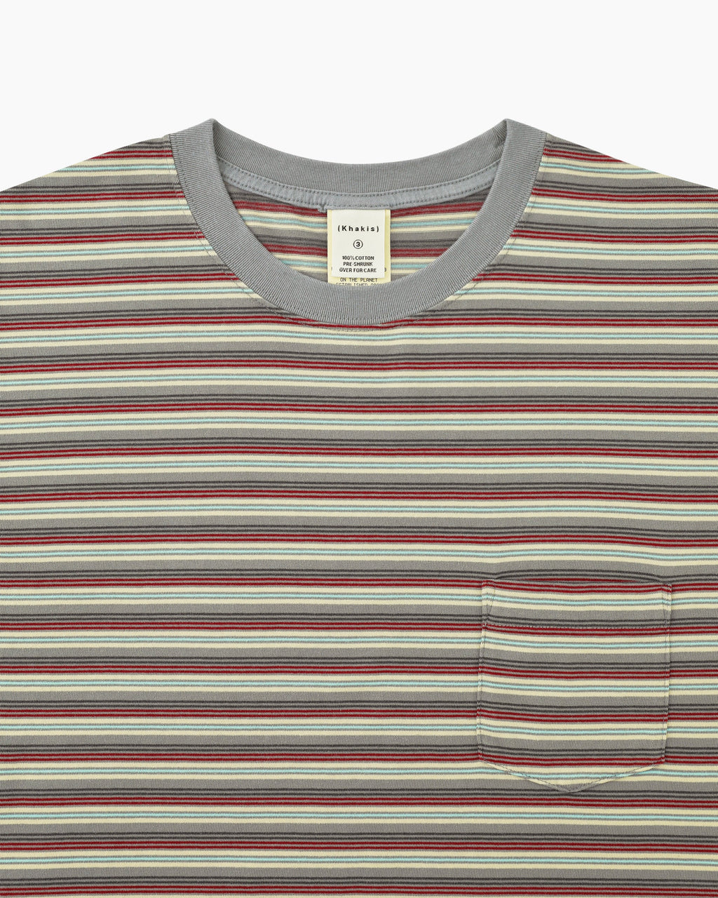 Khakis - Border S/S Tee (Grey) product image 2 | TRAB K-Fashion Australia