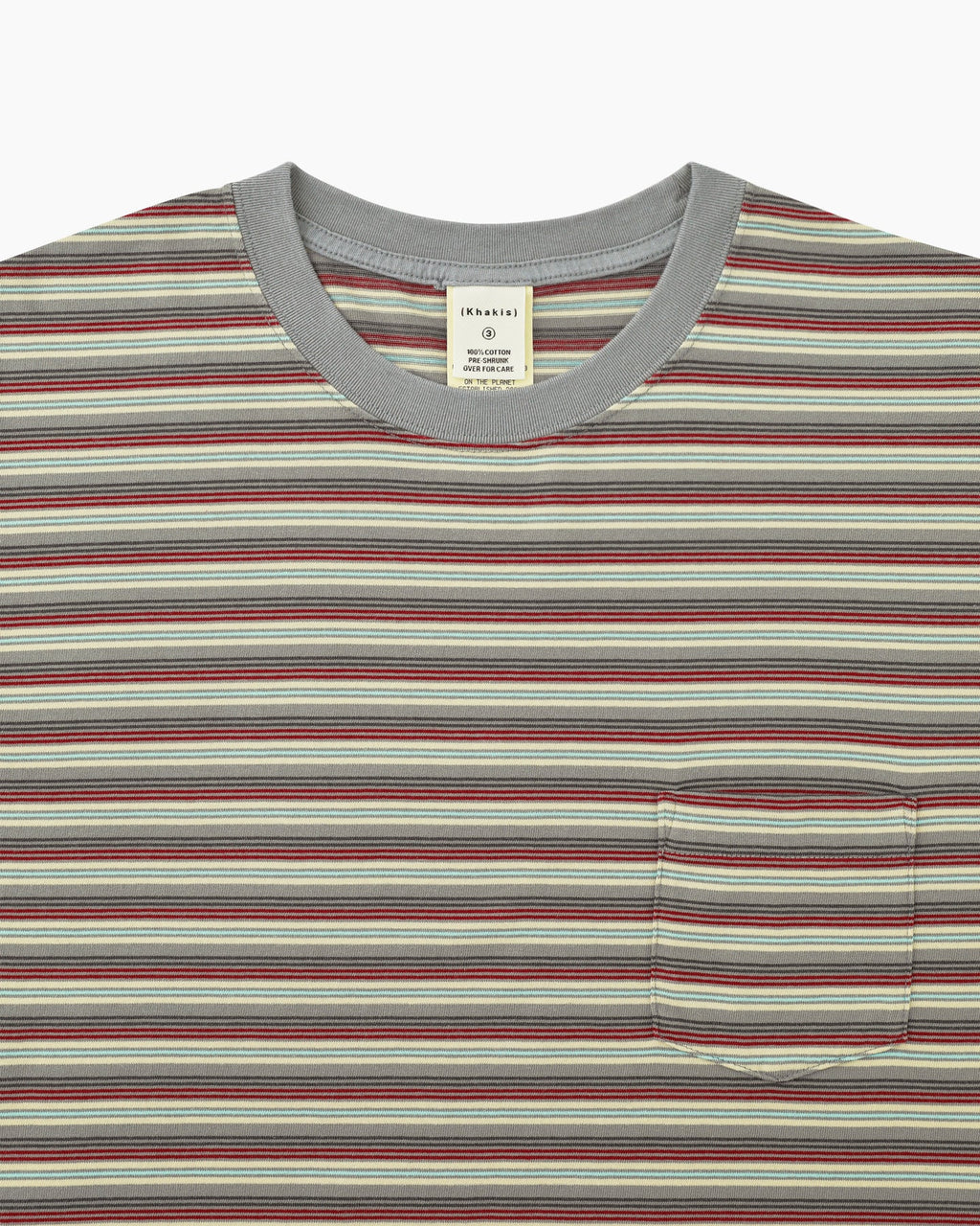 Khakis - Border S/S Tee (Grey) product image 2 | TRAB K-Fashion Australia