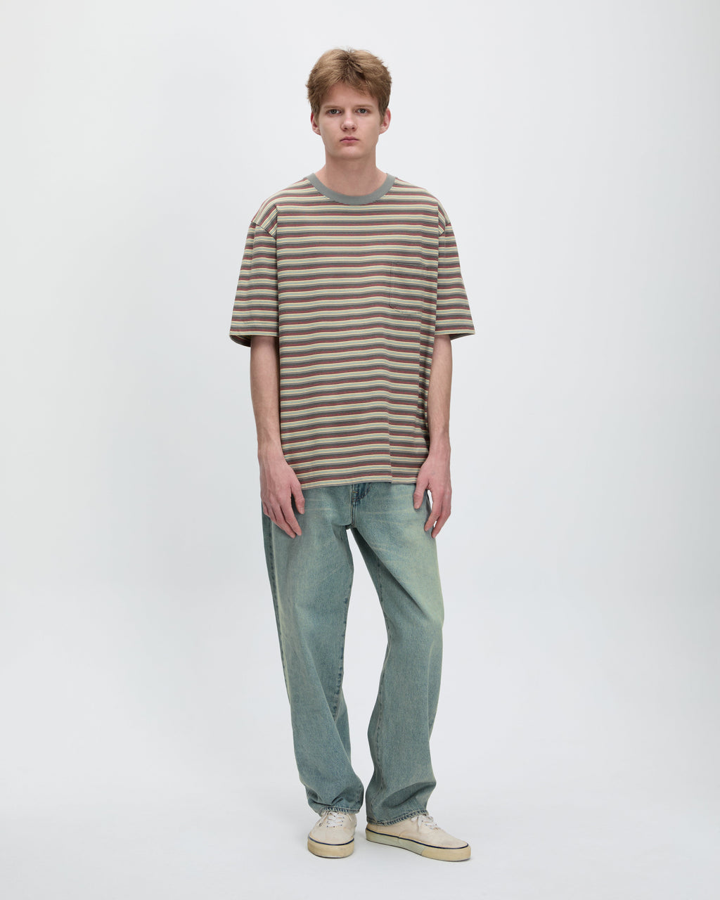 Khakis - Border S/S Tee (Grey) product image 4 | TRAB K-Fashion Australia