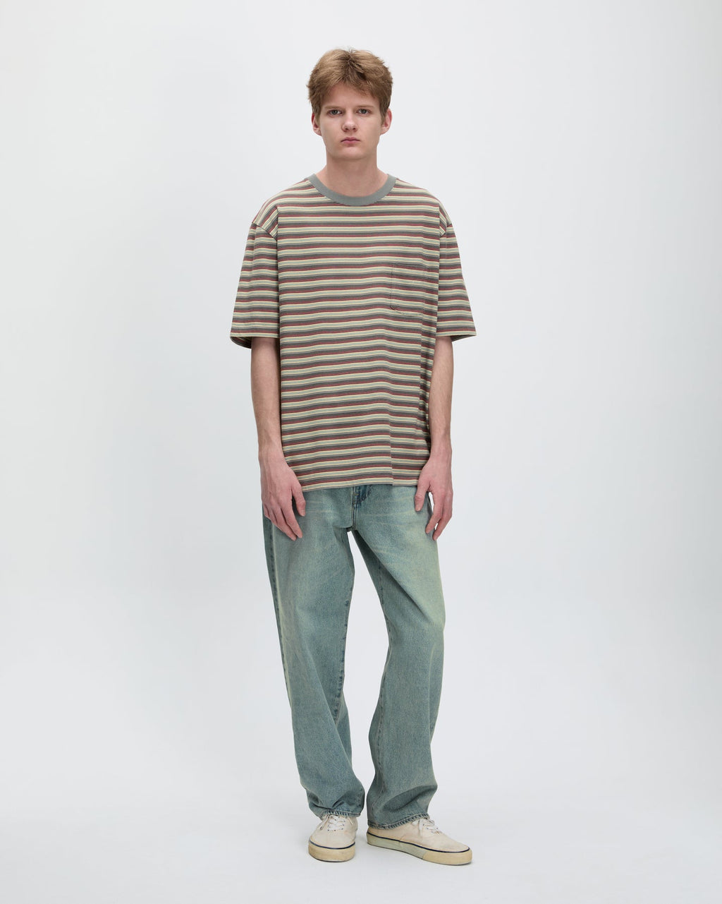 Khakis - Border S/S Tee (Grey) product image 4 | TRAB K-Fashion Australia