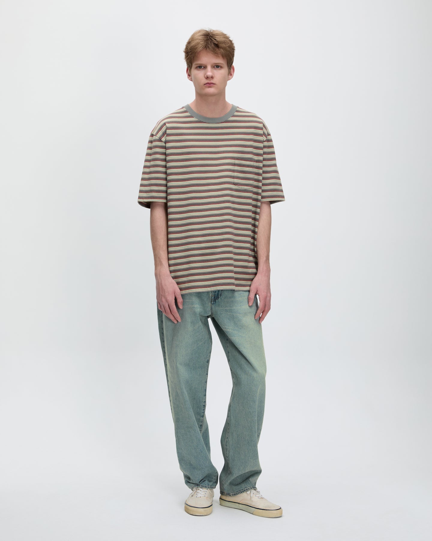 Khakis - Border S/S Tee (Grey) product image 4 | TRAB K-Fashion Australia