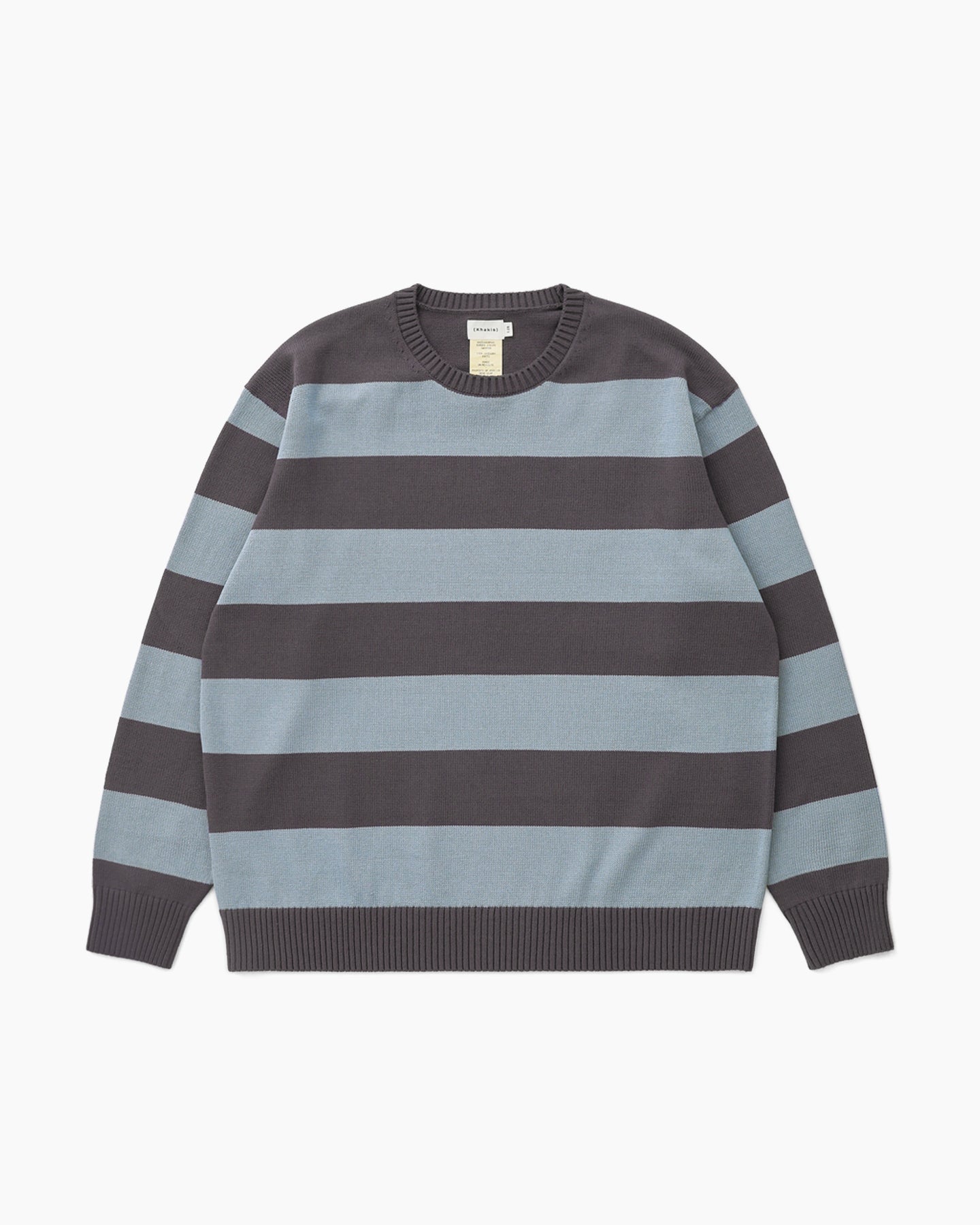 Khakis - Border Stripe Sweater (Navy/Blue) product image 1 | TRAB K-Fashion Australia
