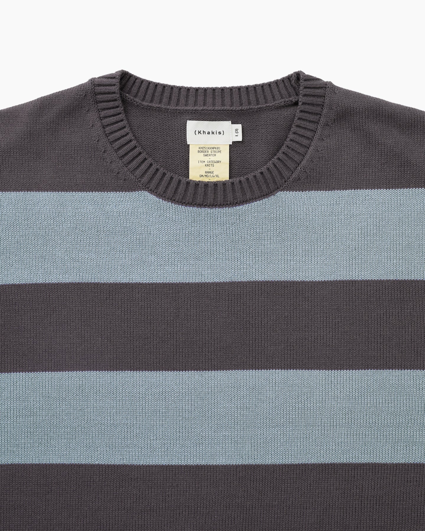 Khakis - Border Stripe Sweater (Navy/Blue) product image 2 | TRAB K-Fashion Australia