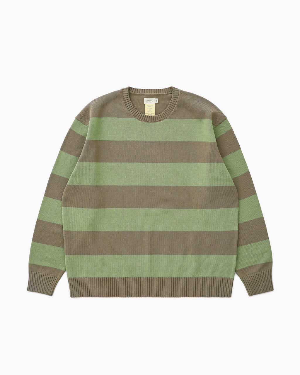 Khakis - Border Stripe Sweater Sage/Green product image 1 | TRAB K-Fashion Australia