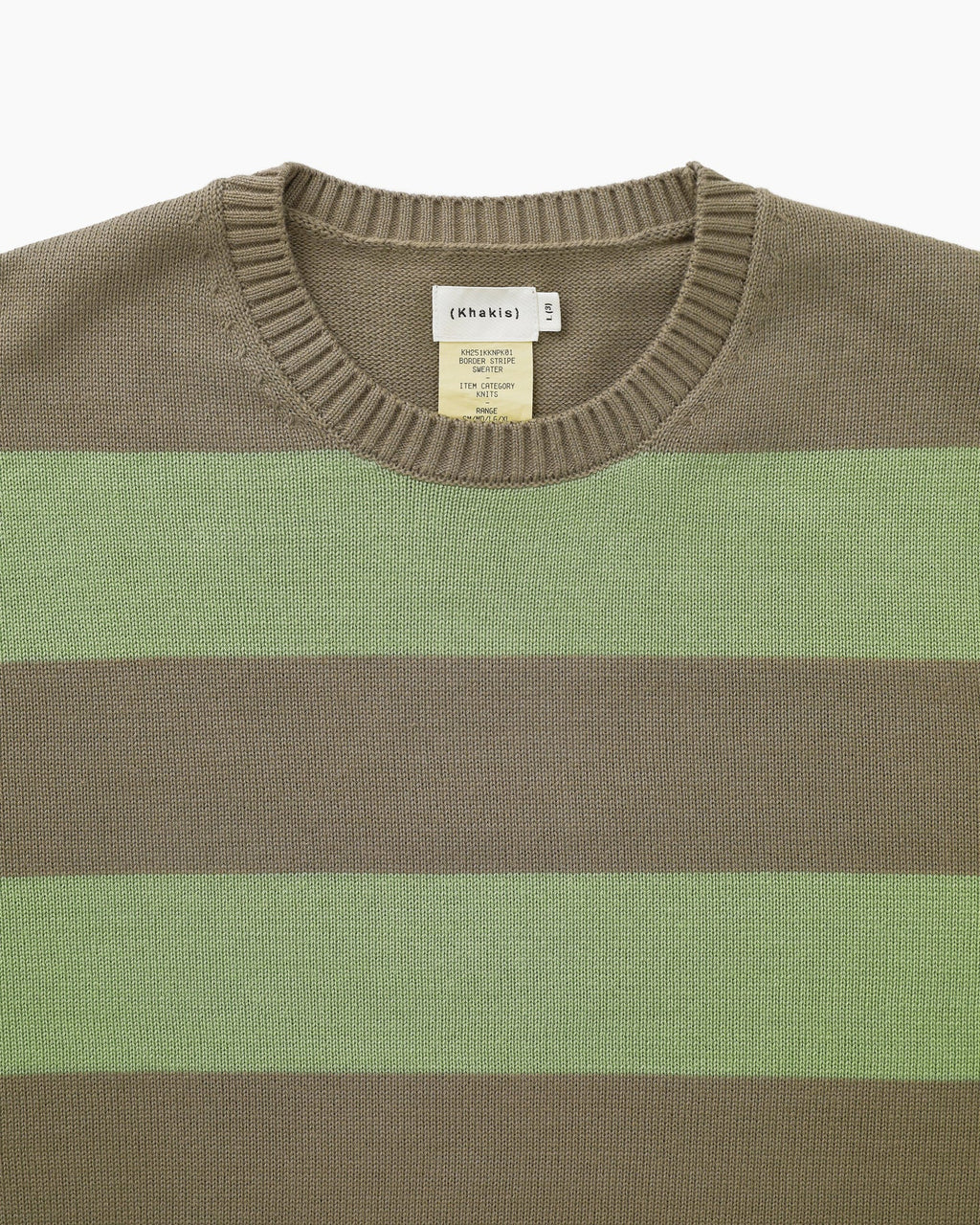 Khakis - Border Stripe Sweater Sage/Green product image 2 | TRAB K-Fashion Australia