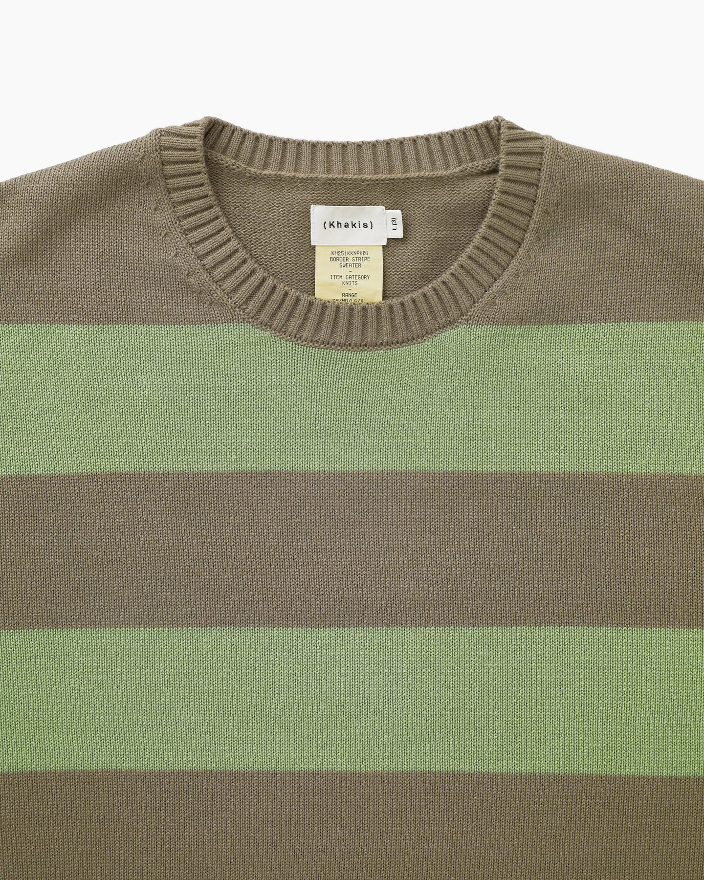 Khakis - Border Stripe Sweater Sage/Green product image 2 | TRAB K-Fashion Australia