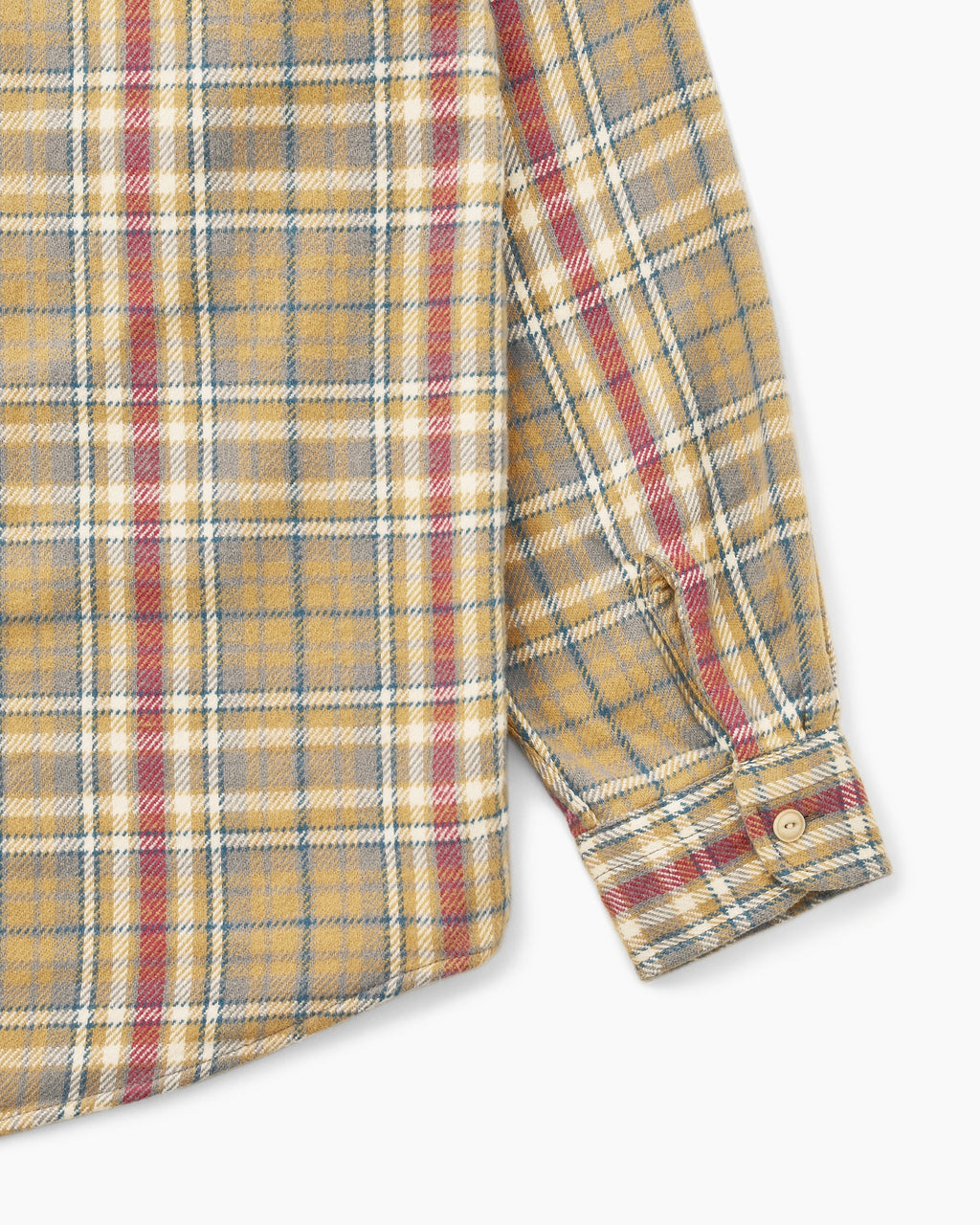 Khakis - Brushed Plaid Shirt (Pale Yellow) product image 3 | TRAB K-Fashion Australia