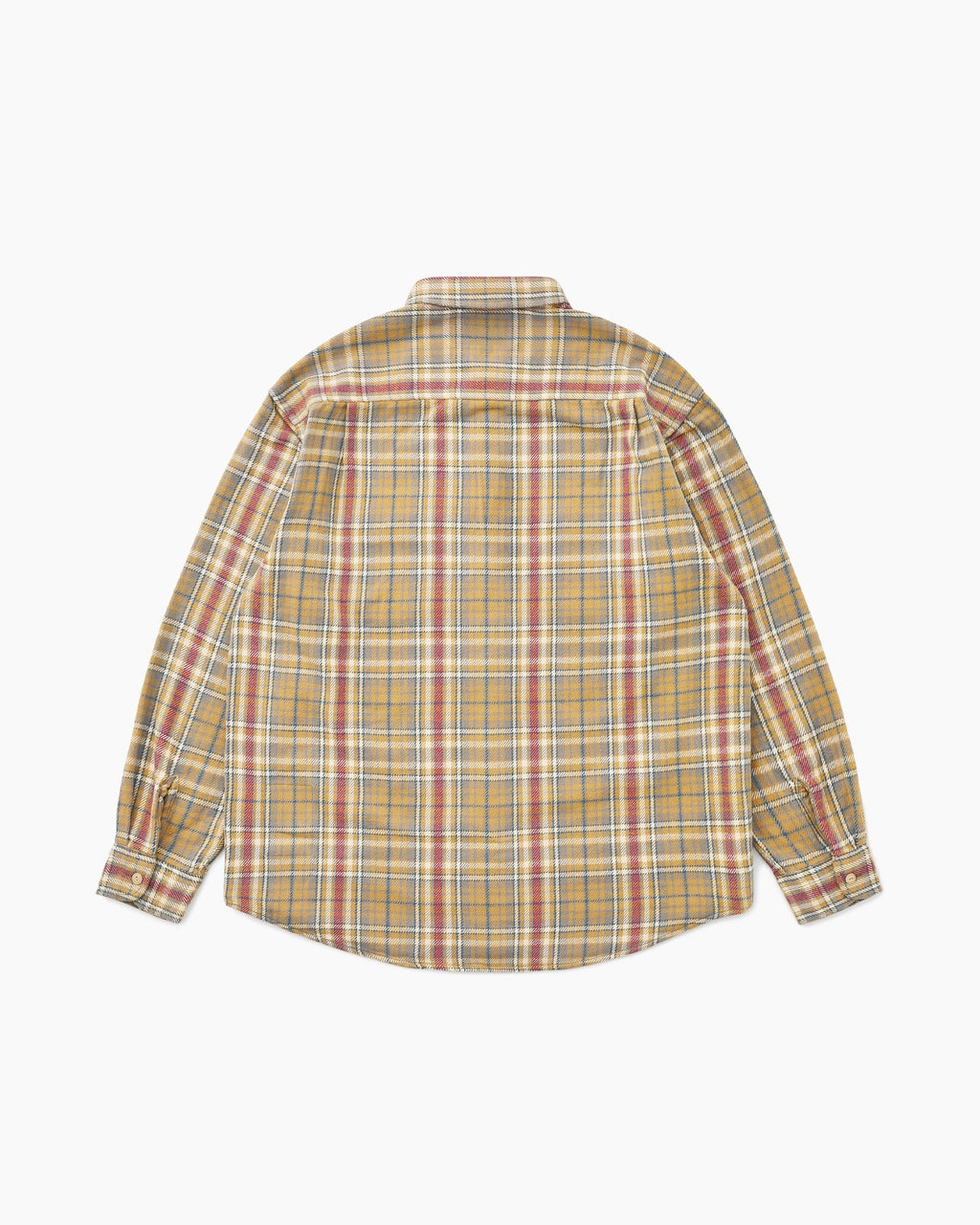Khakis - Brushed Plaid Shirt (Pale Yellow) product image 5 | TRAB K-Fashion Australia