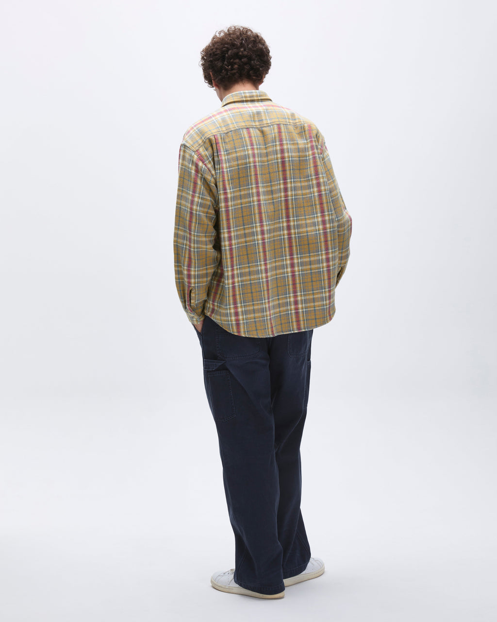 Khakis - Brushed Plaid Shirt (Pale Yellow) product image 8 | TRAB K-Fashion Australia
