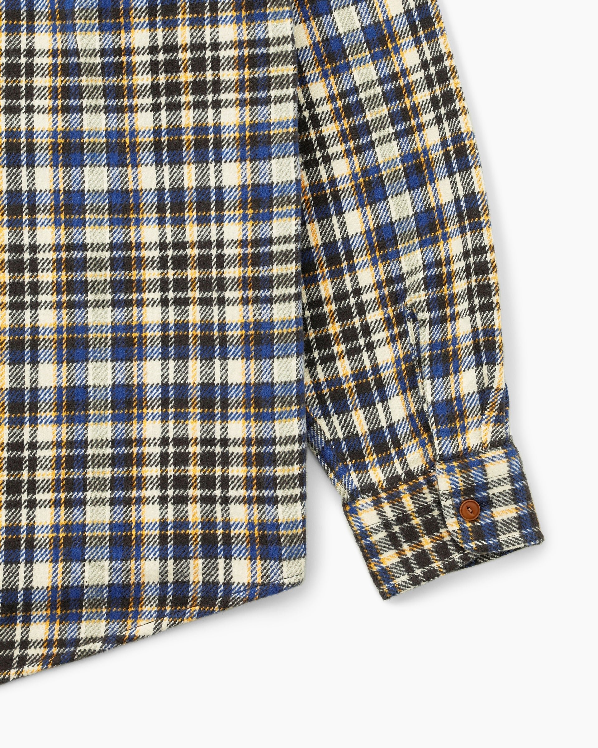 Khakis - Brushed Plaid Shirt (Royal Blue) product image 4 | TRAB K-Fashion Australia