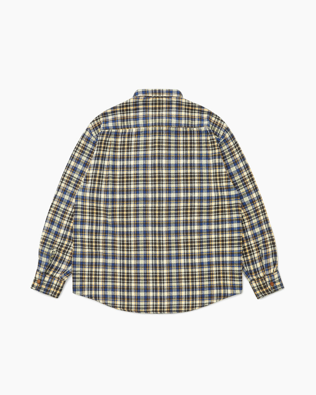 Khakis - Brushed Plaid Shirt (Royal Blue) product image 5 | TRAB K-Fashion Australia