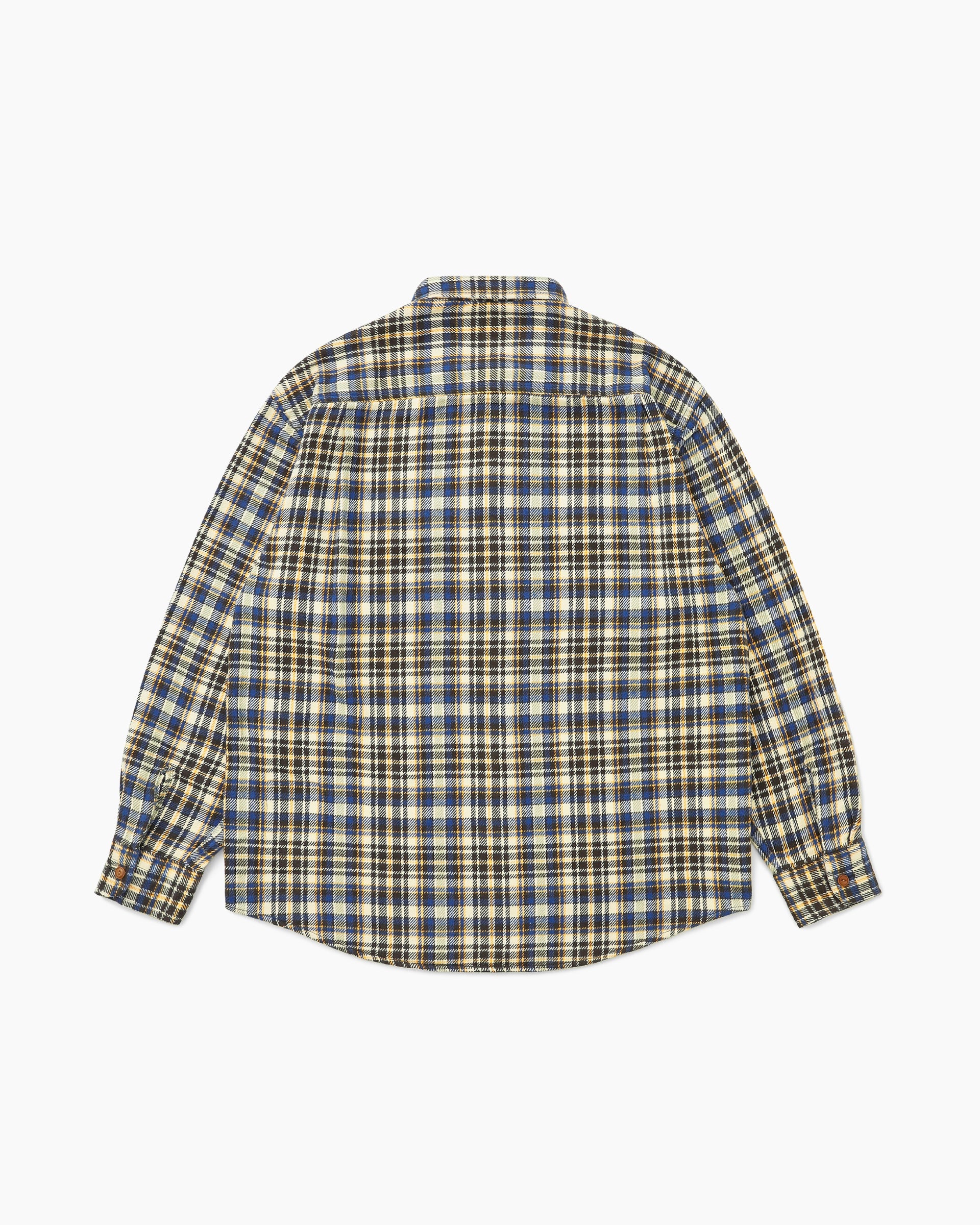 Khakis - Brushed Plaid Shirt (Royal Blue) product image 5 | TRAB K-Fashion Australia