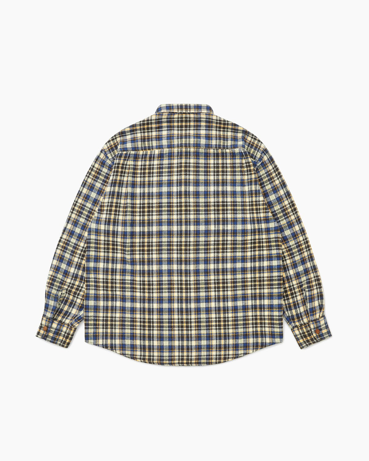 Khakis - Brushed Plaid Shirt (Royal Blue) product image 5 | TRAB K-Fashion Australia