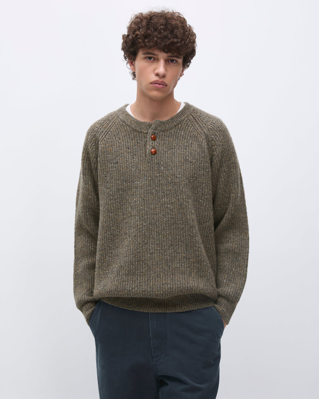 Khakis - Bush Wool Sweater (Brown) product image 6 | TRAB K-Fashion Australia