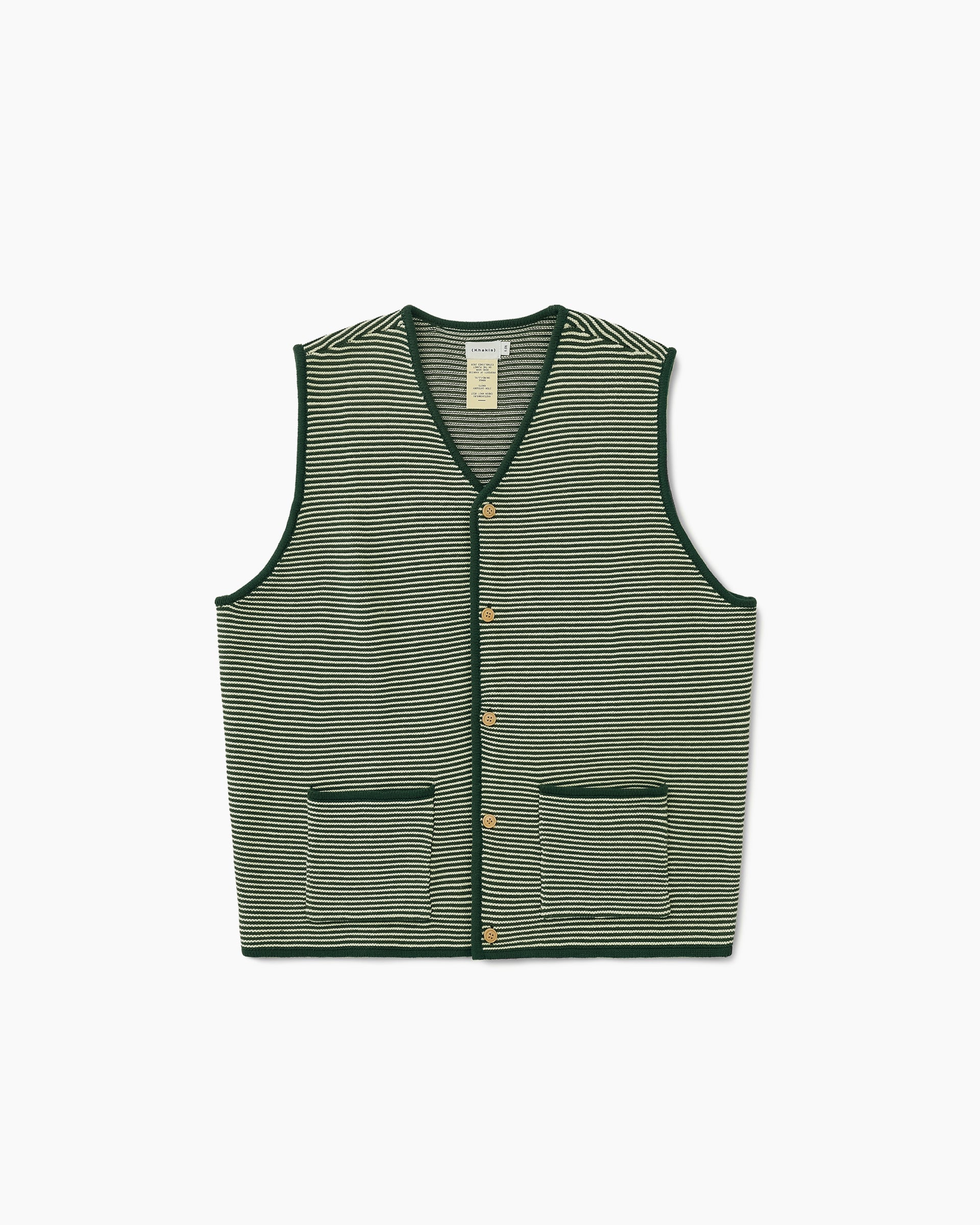 Khakis - Cabin Knit Vest (Green) product image 1 | TRAB K-Fashion Australia