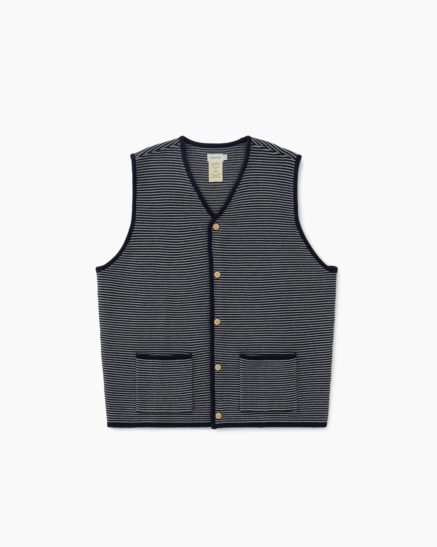 Khakis - Cabin Knit Vest (Navy) product image 1 | TRAB K-Fashion Australia