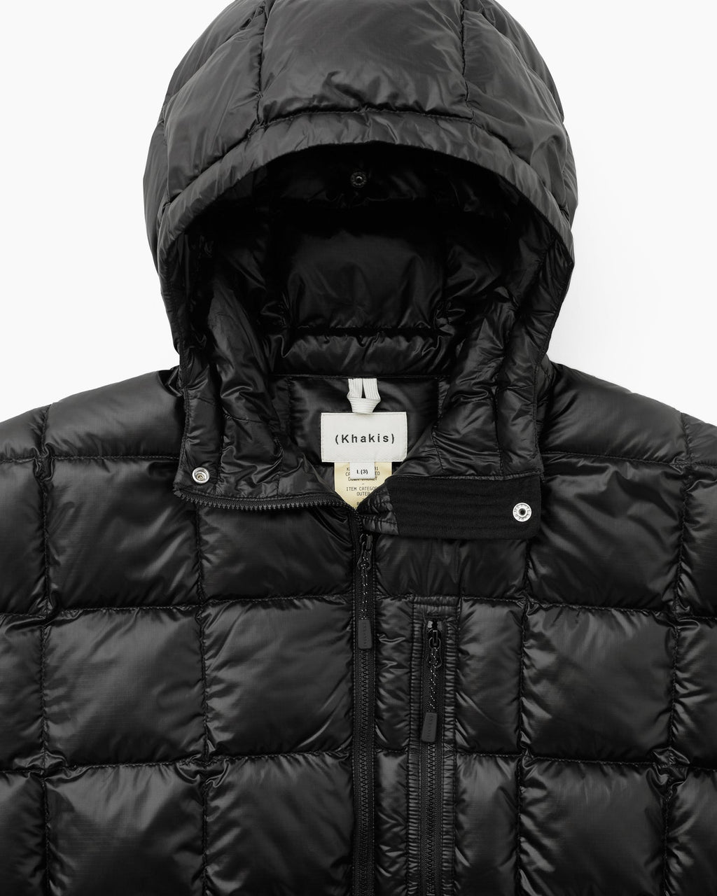 Khakis - Camper Hooded Down Jacket (Black) product image 2 | TRAB K-Fashion Australia