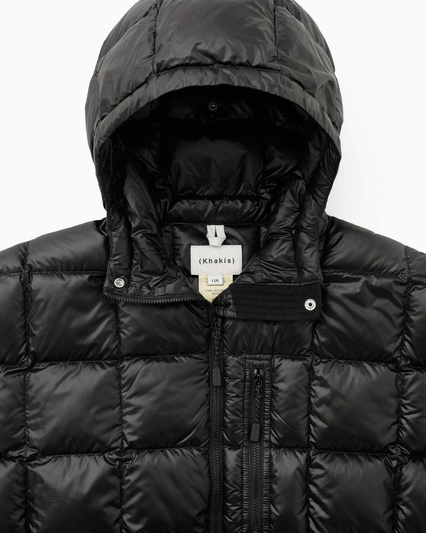 Khakis - Camper Hooded Down Jacket (Black) product image 2 | TRAB K-Fashion Australia