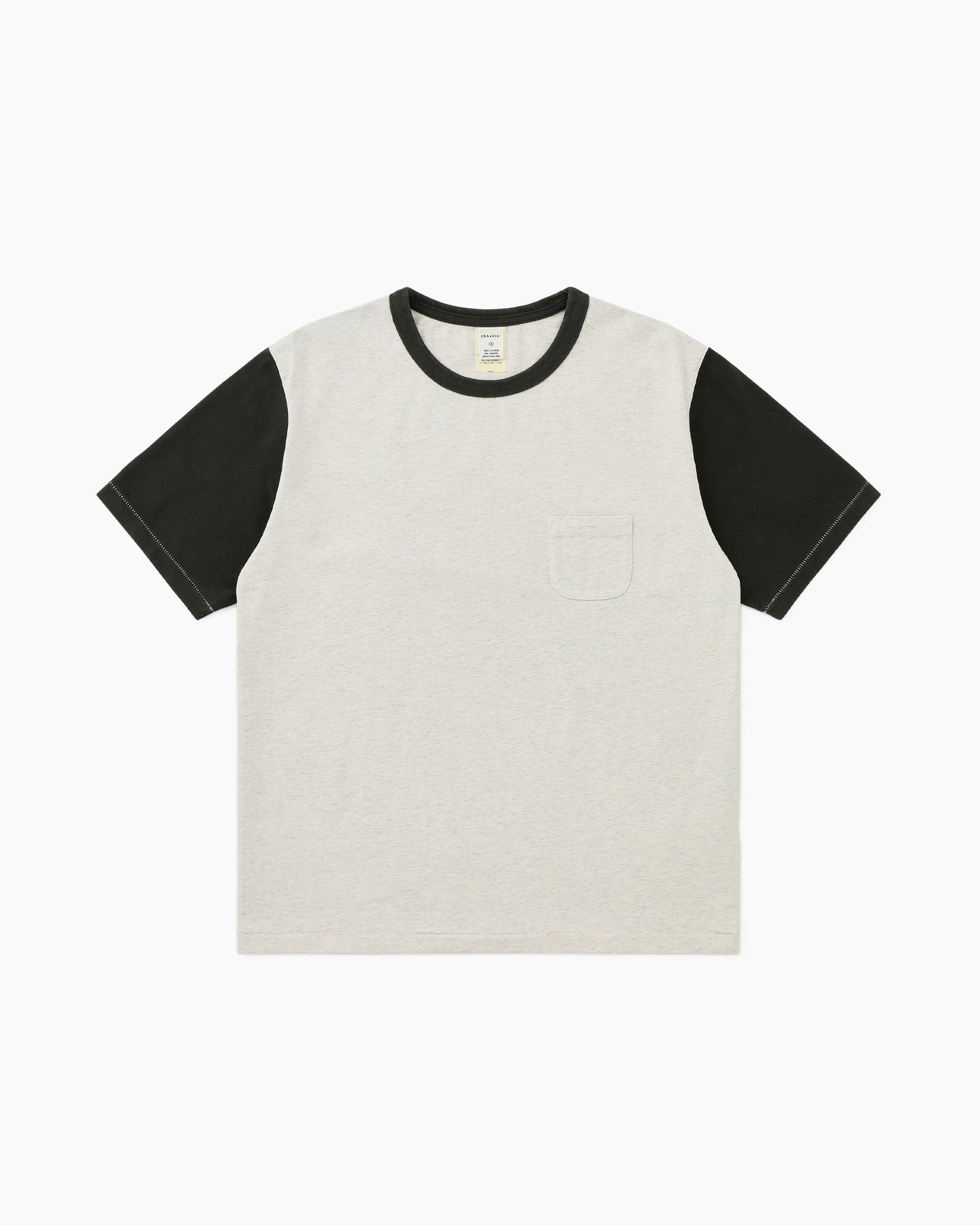 Khakis - Campus S/S Tee (Black) product image 1 | TRAB K-Fashion Australia