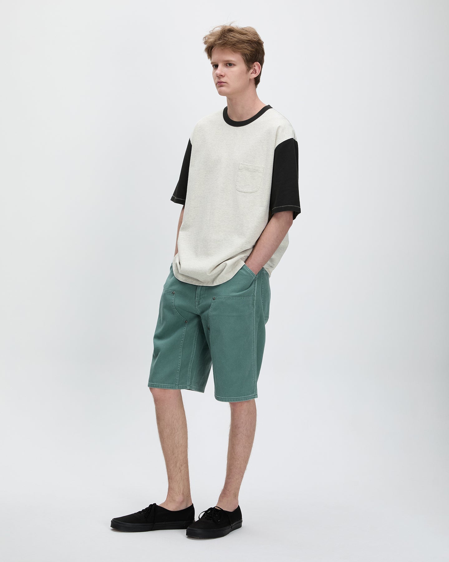 Khakis - Campus S/S Tee (Black) product image 4 | TRAB K-Fashion Australia