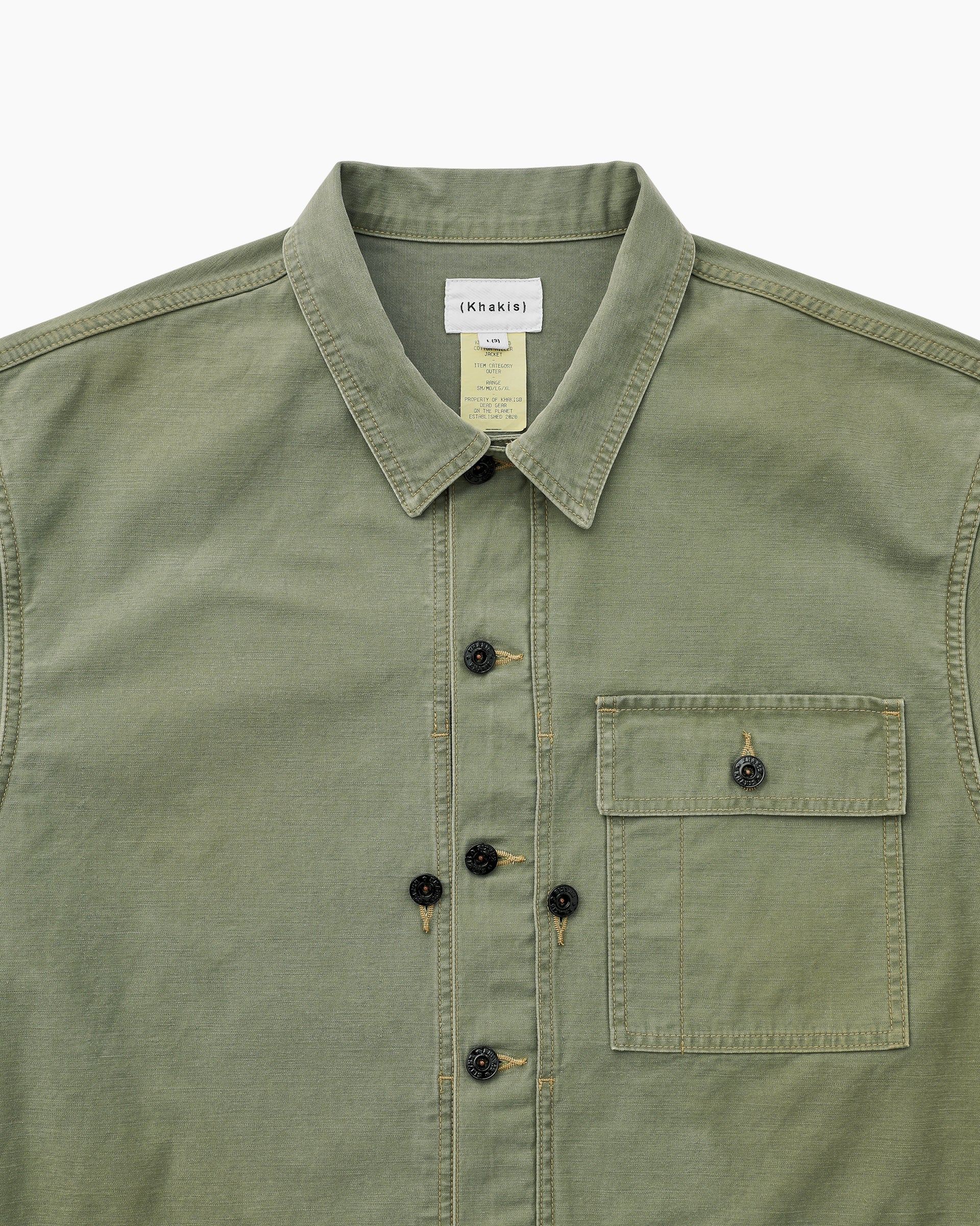 Khakis - Cotton Miller Jacket (Olive) product image 2 | TRAB K-Fashion Australia