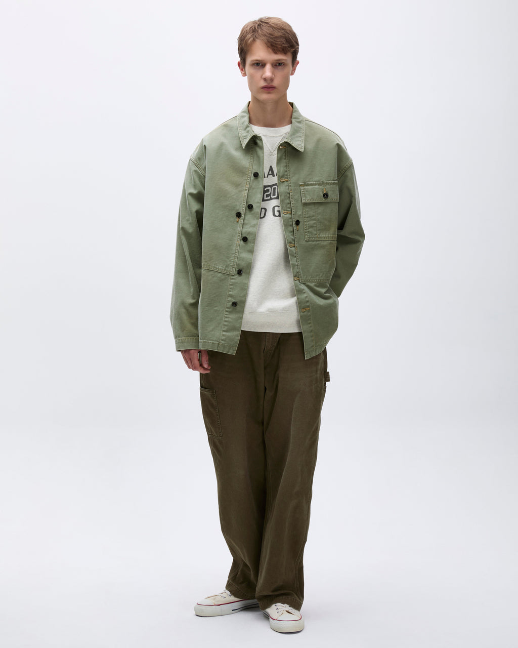 Khakis - Cotton Miller Jacket (Olive) product image 7 | TRAB K-Fashion Australia