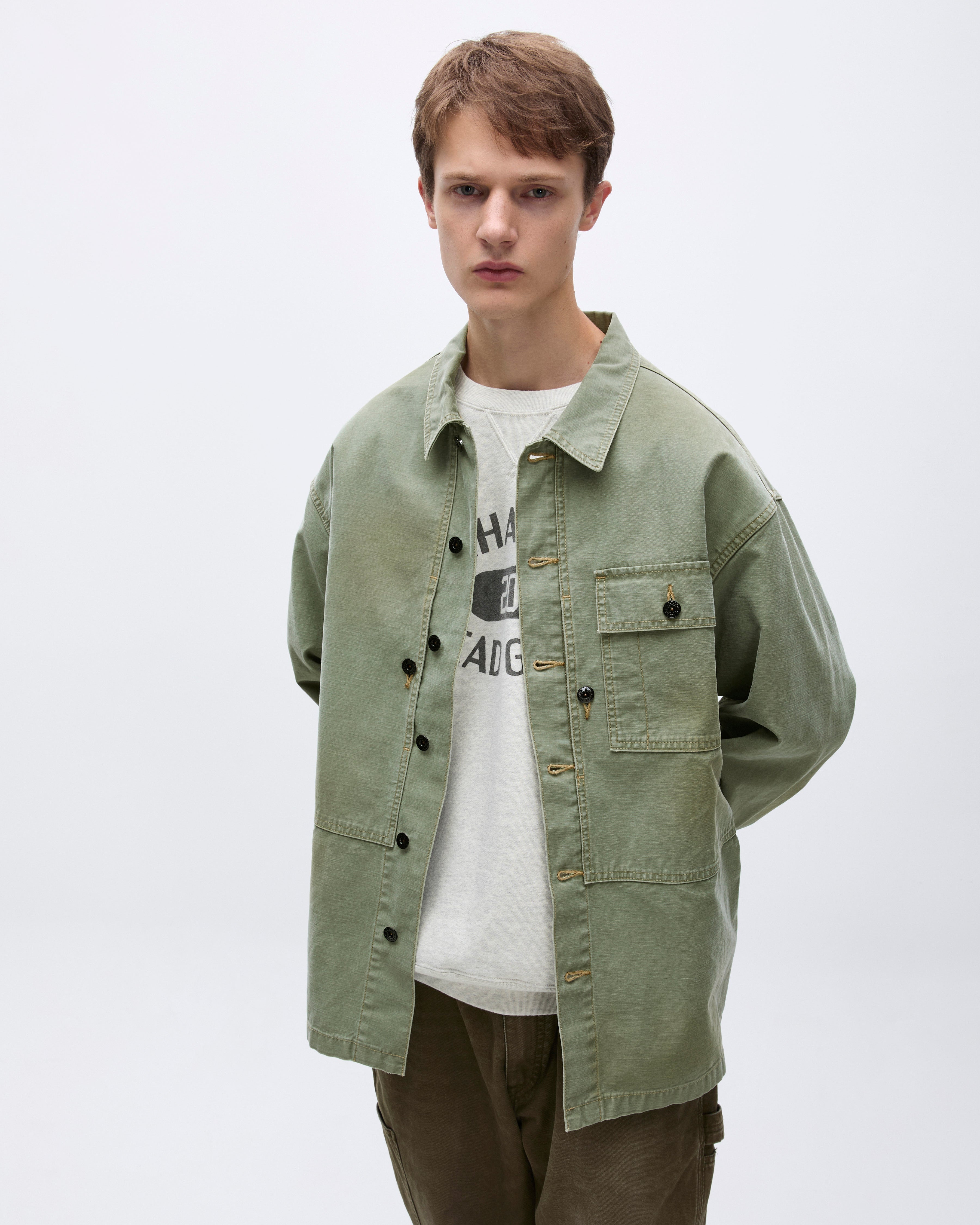 Khakis - Cotton Miller Jacket (Olive) product image 6 | TRAB K-Fashion Australia