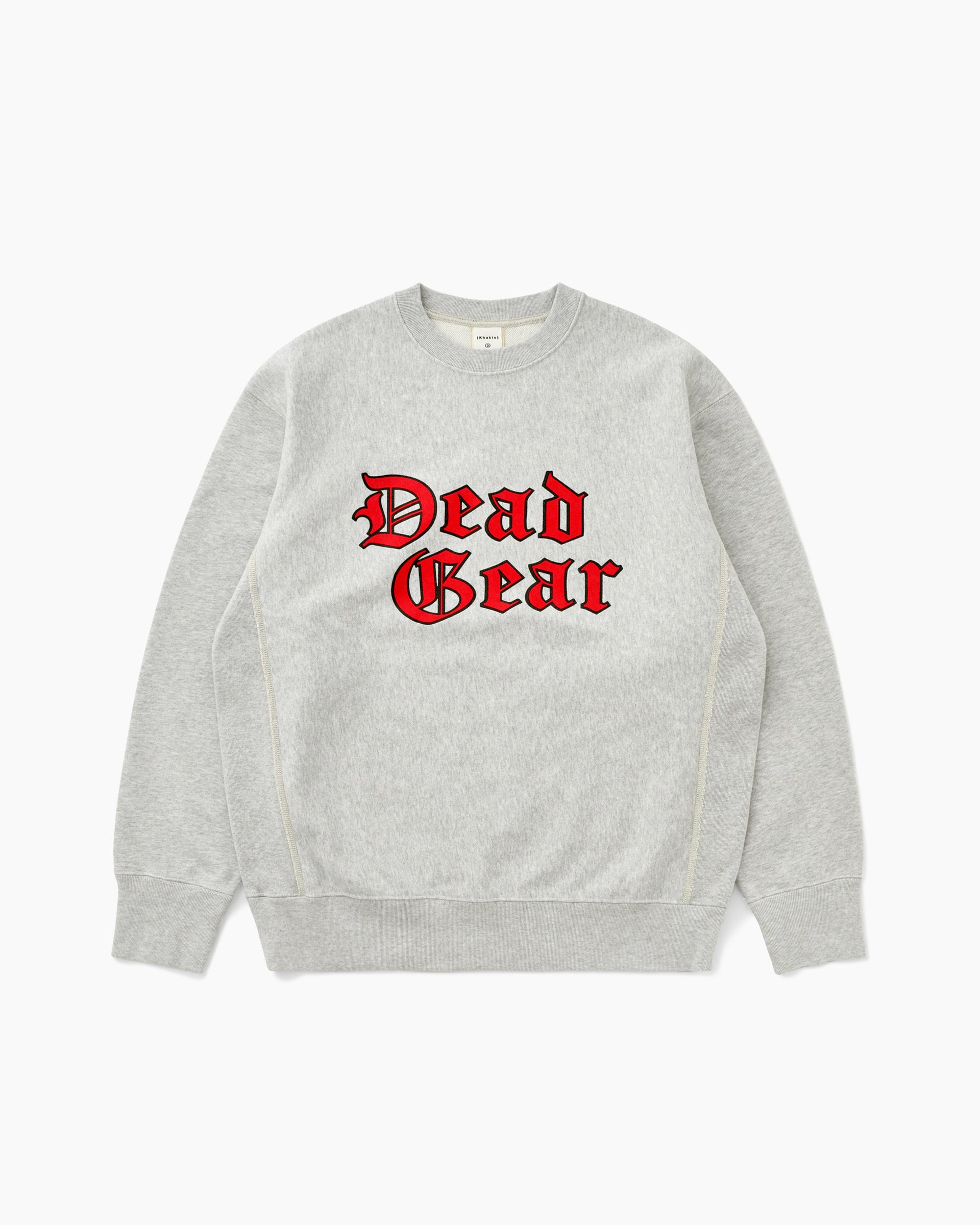Khakis - Dead Gear Crewneck (Heather Grey) product image 1 | TRAB K-Fashion Australia
