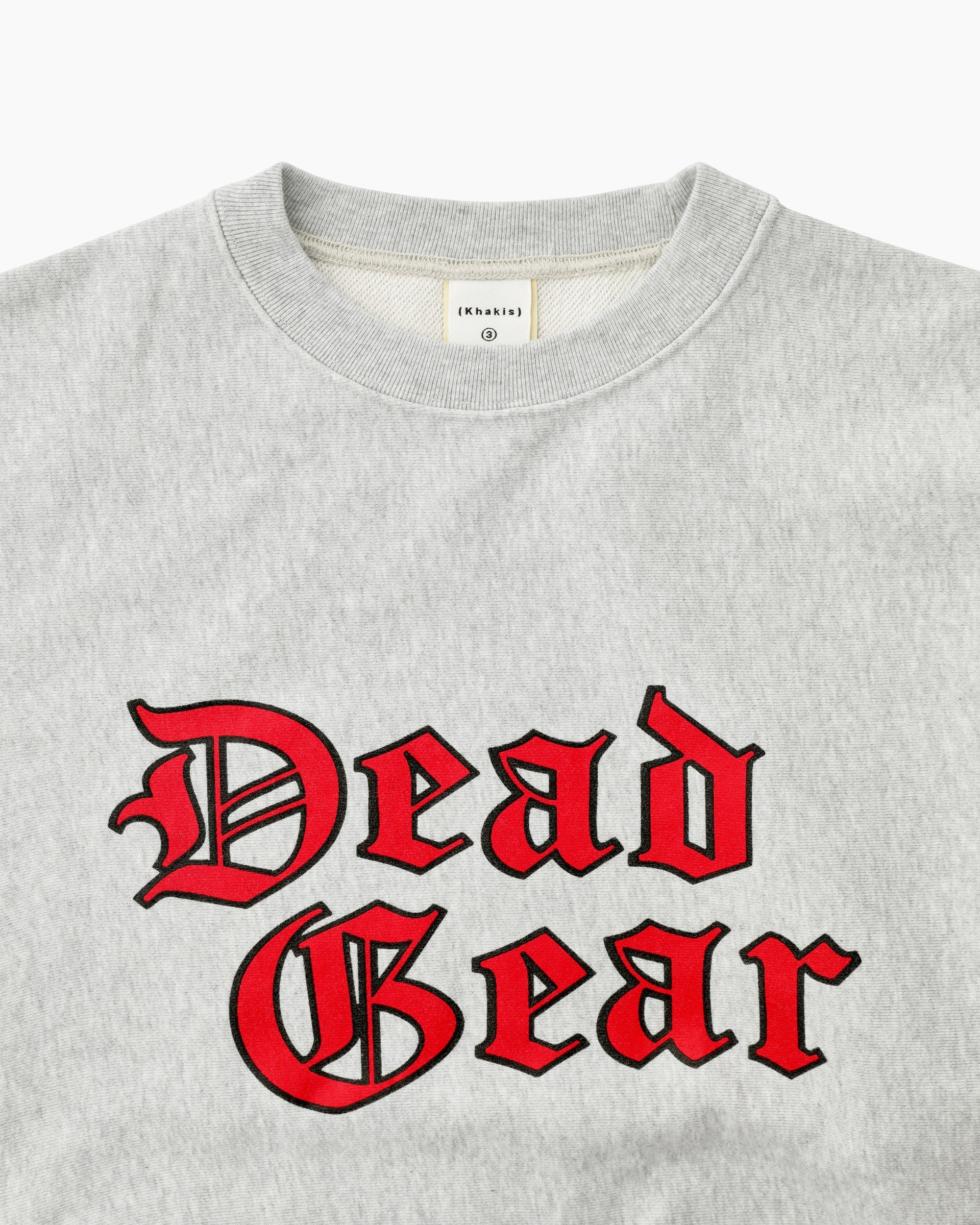 Khakis - Dead Gear Crewneck (Heather Grey) product image 2 | TRAB K-Fashion Australia