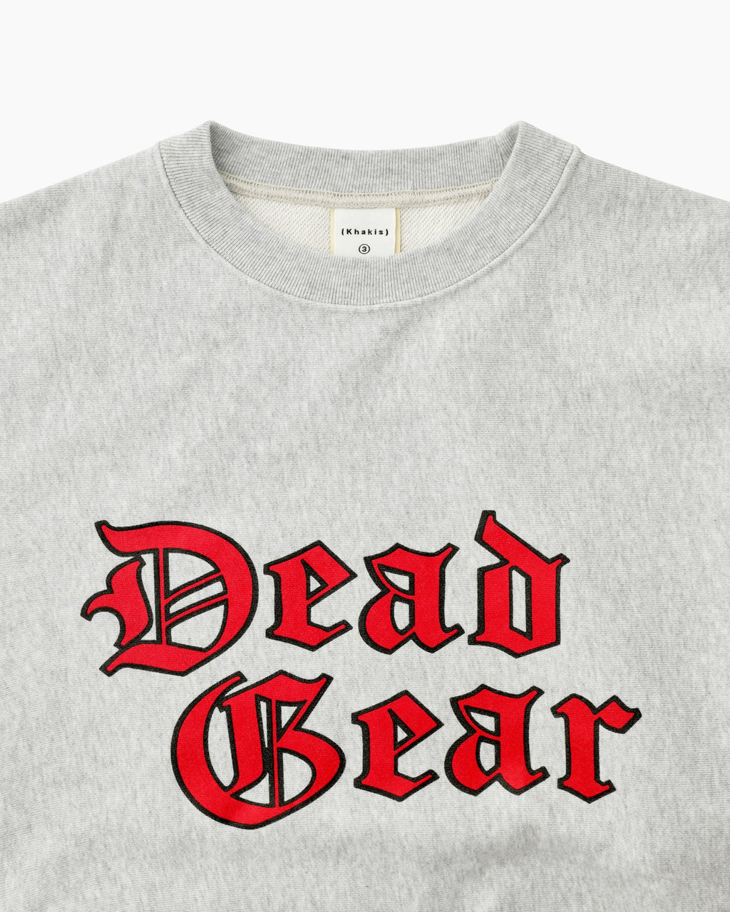 Khakis - Dead Gear Crewneck (Heather Grey) product image 2 | TRAB K-Fashion Australia